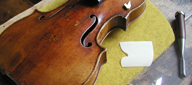 Opravy houslí / Violin repair